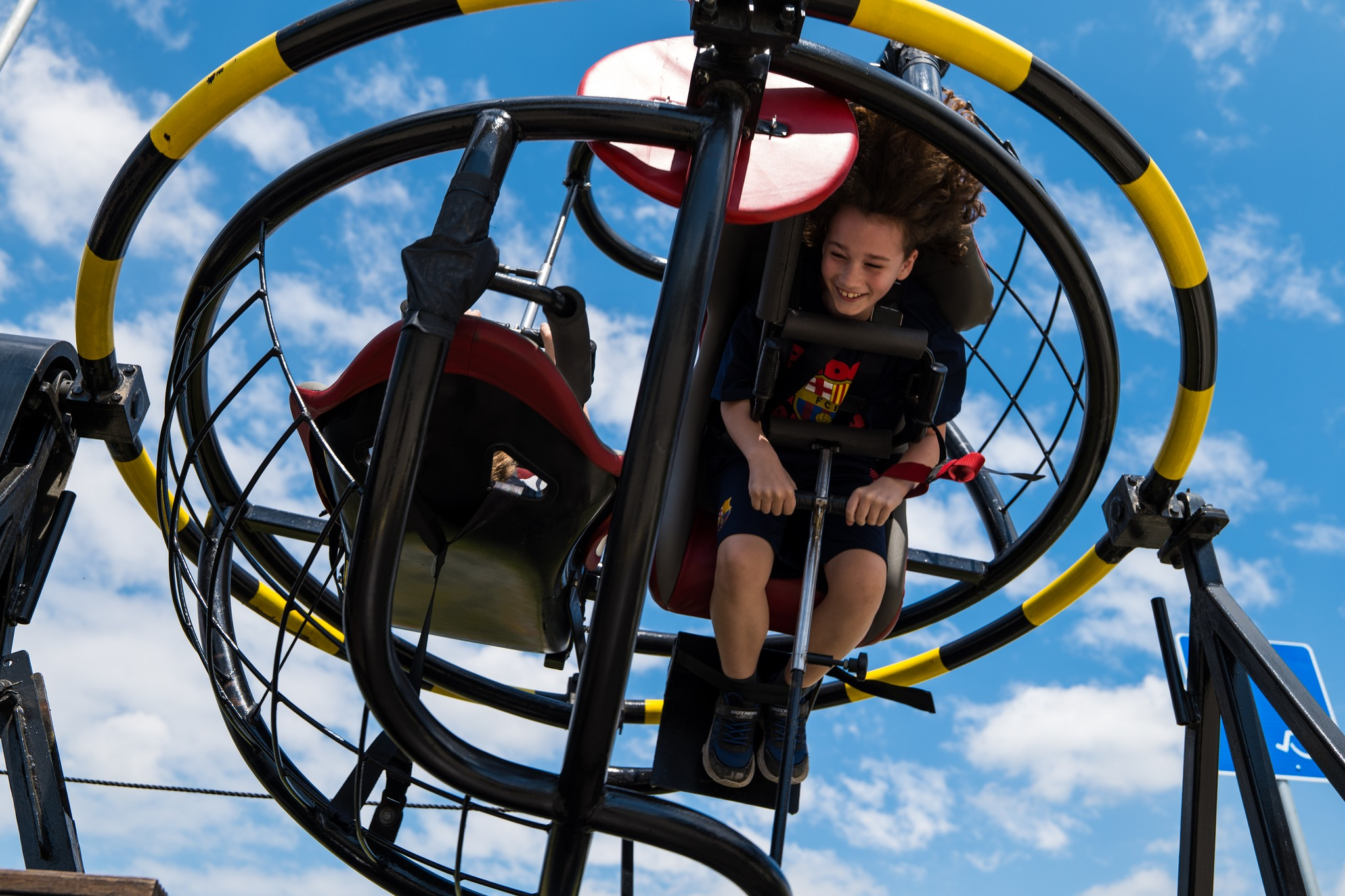 Pilóta kiképző (biztonsági öv szimulátor)